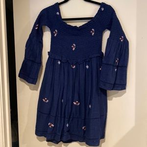 Free people navy dress M